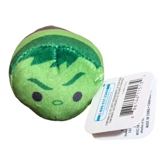 Disney Marvel Hulk Tsum Tsum 2-3 Inch Mini Plush NWT - Picture 1 of 5